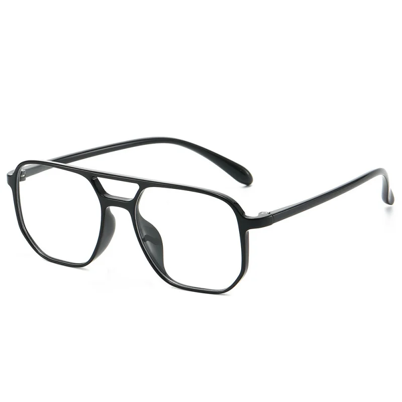 Pilot style rectangular eyeglass frame - trendy blue light protection glasses for both men and women in Korean style
Pilot style rectangular eyeglass frame - trendy blue light protection glasses for both men and women in Korean style