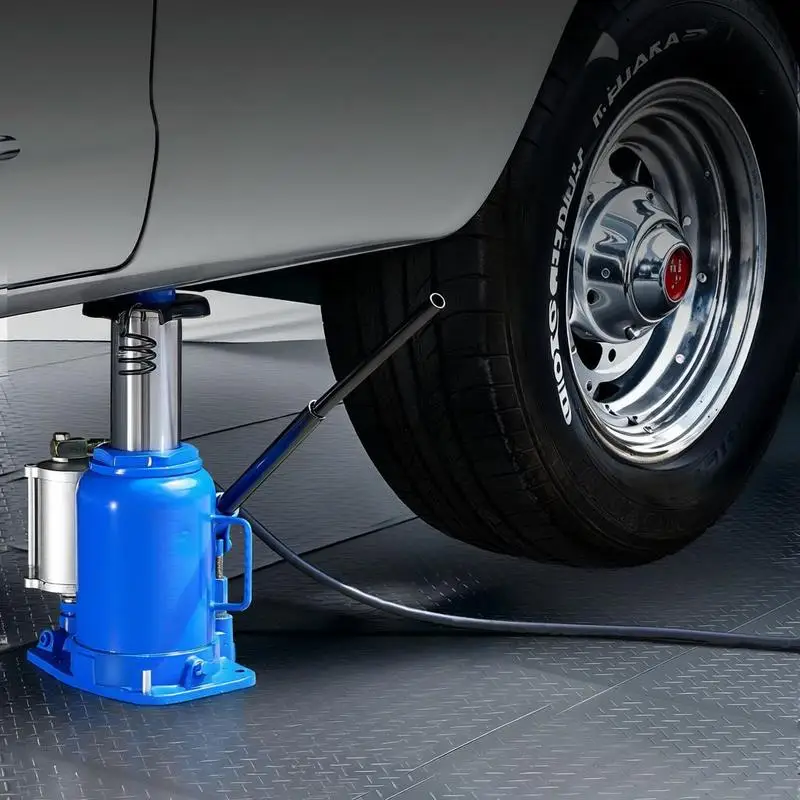 Air Hydraulic Bottle Jack, 32 Ton (70546.9 lbs) Capacity, 10-16.3 Inch Lifting Range, Pneumatic/Manual Heavy Duty Welded Bottle Jack with Pump for Car, SUV, Pickup, Truck, RV, Auto Repair, Blue
Air Hydraulic Bottle Jack, 32 Ton (70546.9 lbs) Capacity, 10-16.3 Inch Lifting Range, Pneumatic/Manual Heavy Duty Welded Bottle Jack with Pump for Car, SUV, Pickup, Truck, RV, Auto Repair, Blue
