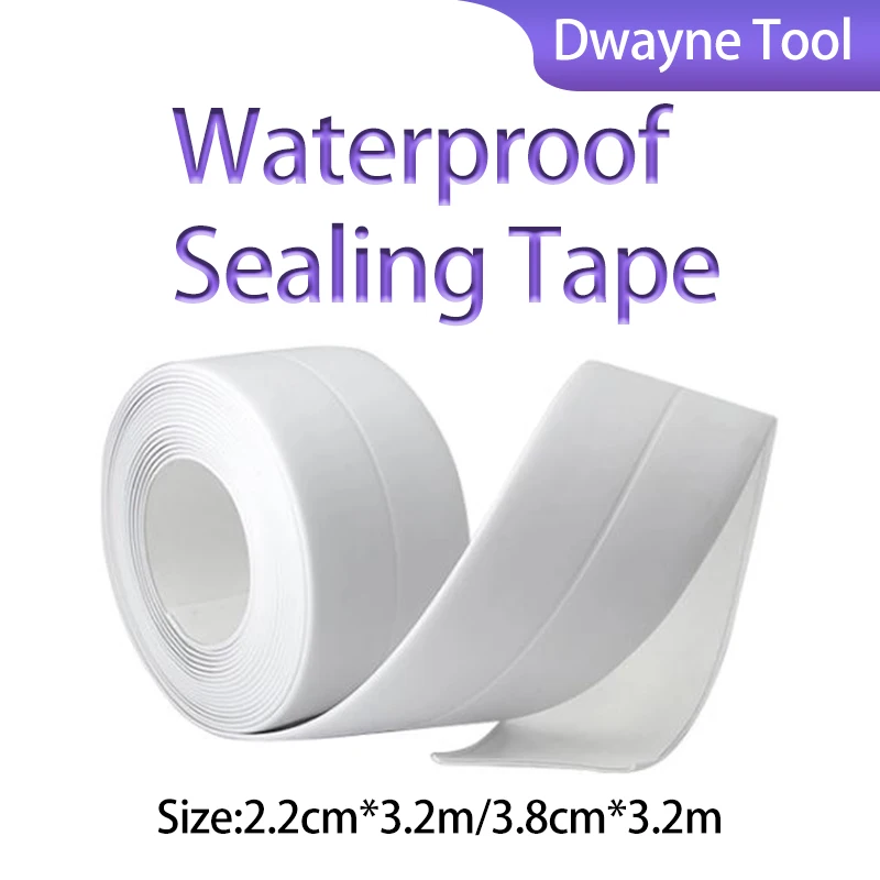 3.2M Self-Adhesive PVC Caulk Tape - Oil Proof & Waterproof Sink Edge Seal for Kitchen Countertops & Bathroom Walls
3.2M Self-Adhesive PVC Caulk Tape - Oil Proof & Waterproof Sink Edge Seal for Kitchen Countertops & Bathroom Walls