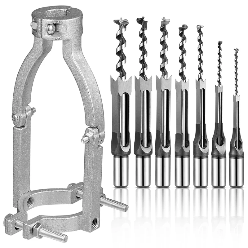 7 Pcs Square Hole Drill Bit Power Tool For Drill Machines With 1 Square Hole Drill Bit Adapter
7 Pcs Square Hole Drill Bit Power Tool For Drill Machines With 1 Square Hole Drill Bit Adapter
