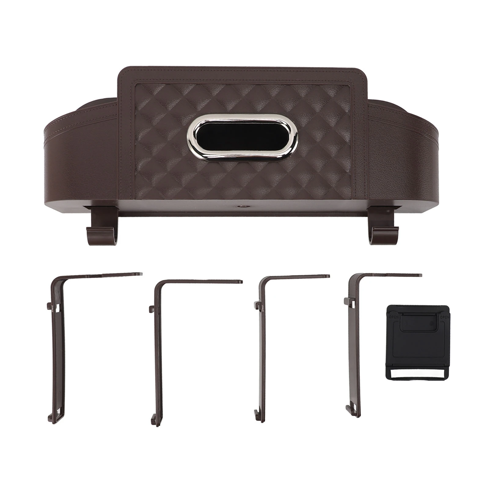 Car rear seat storage box multifunctional storage box headrest tissue box cover with cup holder car accessories brown
Car rear seat storage box multifunctional storage box headrest tissue box cover with cup holder car accessories brown