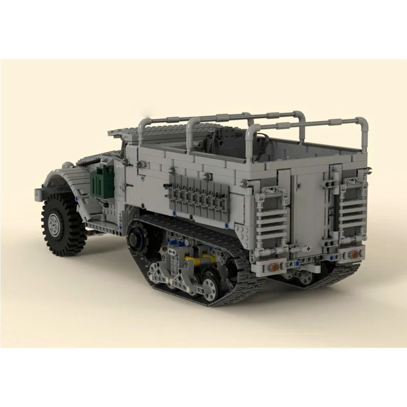 MOC-50196 New Urban Military Semi-Trailer Tracked Vehicle Building Block Model 2512 Parts Creative Adult Birthday Toy Gift
MOC-50196 New Urban Military Semi-Trailer Tracked Vehicle Building Block Model 2512 Parts Creative Adult Birthday Toy Gift