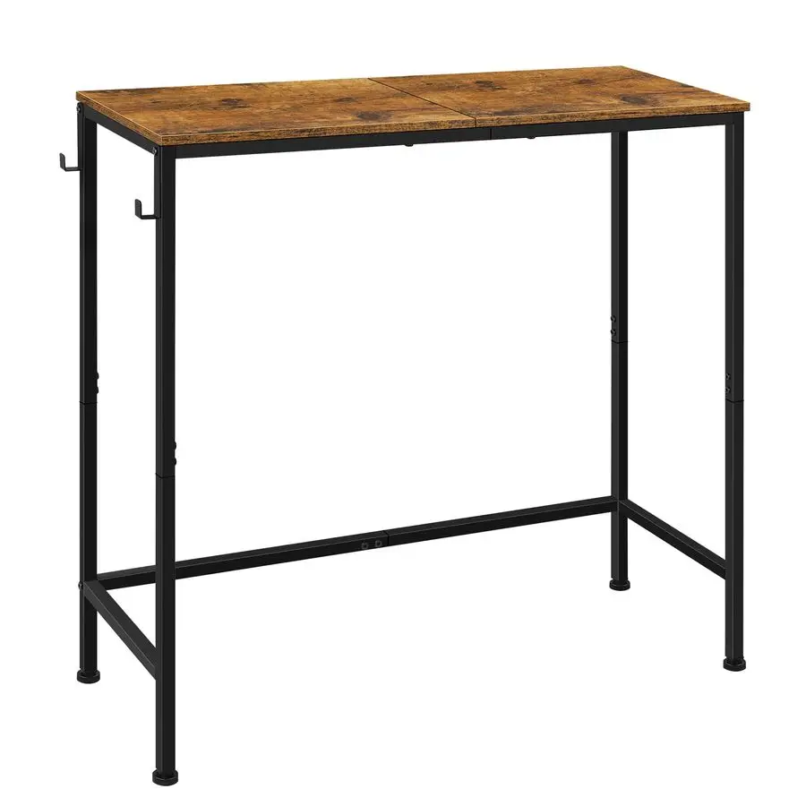 Консольный столик для прихожей, деревянный акцентный столик для прихожей, узкий столик для коридора, тонкий придиванный столик для небольших помещений, в индустриальном стиле
Консольный столик для прихожей, деревянный акцентный столик для прихожей, узкий столик для коридора, тонкий придиванный столик для небольших помещений, в индустриальном стиле