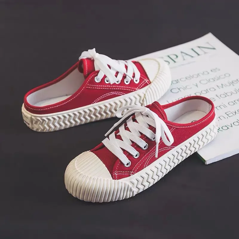 Fashion Women Shoes New Korean Version Muller Slippers for Woman Classic Canvas Sports Casual Shoes Designer Shoes Zapatos Mujer
Fashion Women Shoes New Korean Version Muller Slippers for Woman Classic Canvas Sports Casual Shoes Designer Shoes Zapatos Mujer