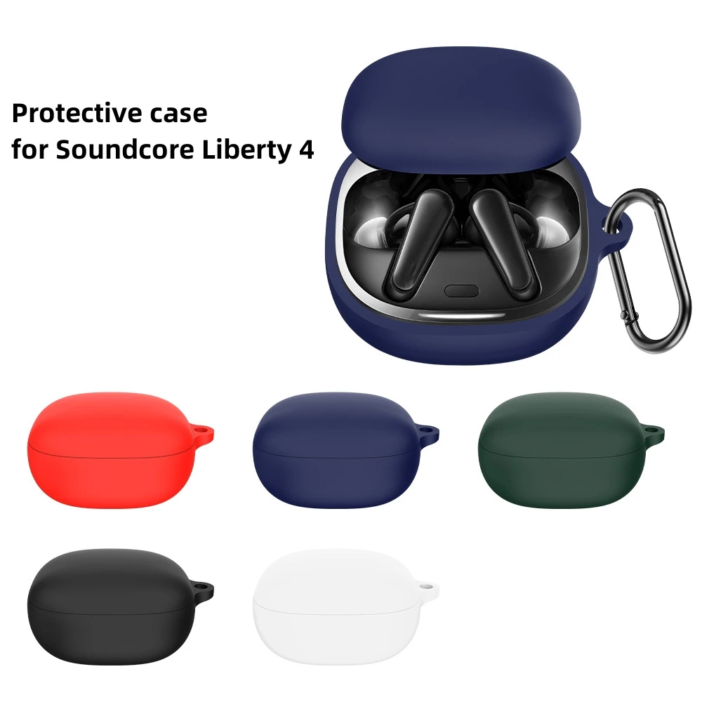 For Soundcore Liberty 4 headphone case Silicone case Drop-proof and dust-proof headphone case
For Soundcore Liberty 4 headphone case Silicone case Drop-proof and dust-proof headphone case