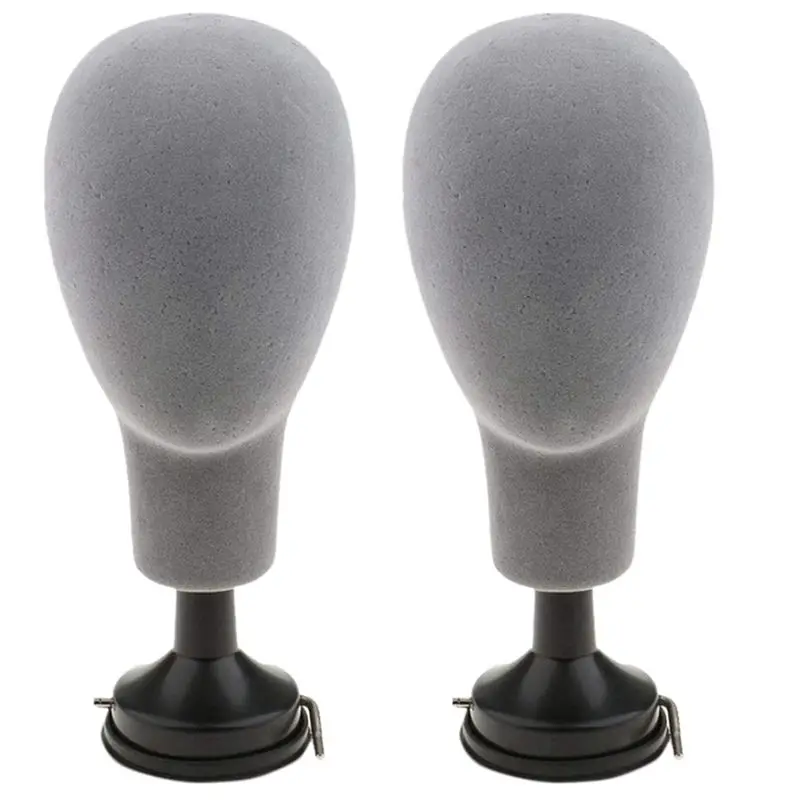 2X Flocking Foam Mannequin Head Model Photography Props Adult Mannequin Head Mold Wigs Glasses Hat Display Holder Gray New
2X Flocking Foam Mannequin Head Model Photography Props Adult Mannequin Head Mold Wigs Glasses Hat Display Holder Gray New