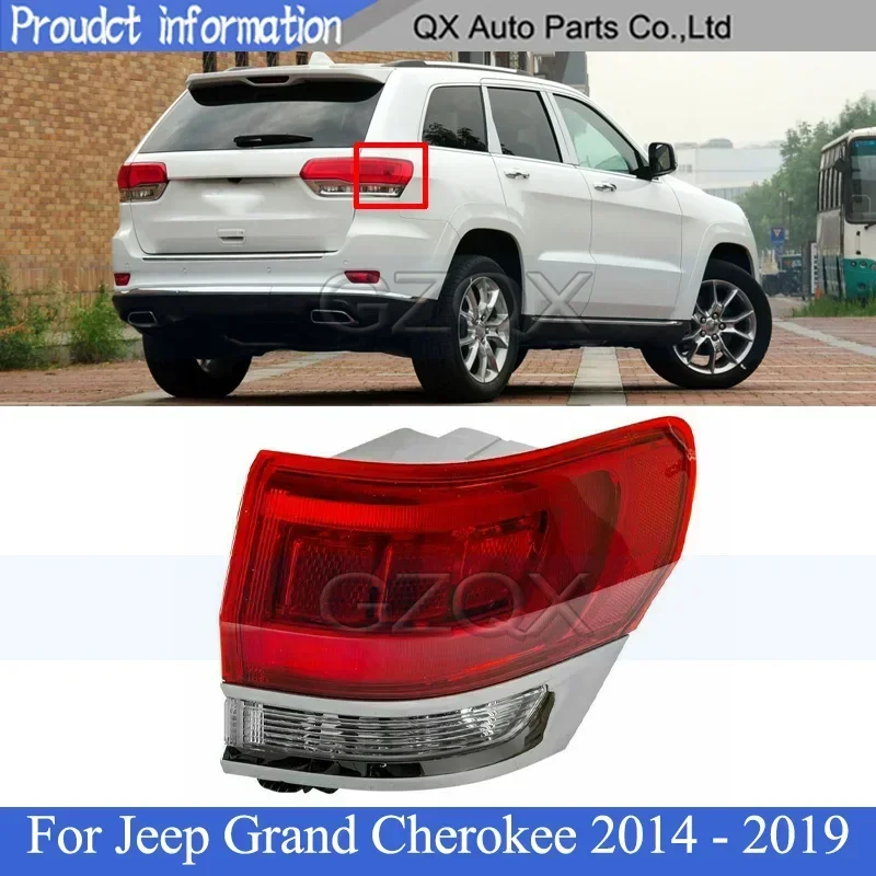 CAPQX Outer Car Rear Bumper Taillight Taillamp For Jeep Grand Cherokee 2014-2019 Tail light Tail lamp Rear Brake Light
CAPQX Outer Car Rear Bumper Taillight Taillamp For Jeep Grand Cherokee 2014-2019 Tail light Tail lamp Rear Brake Light