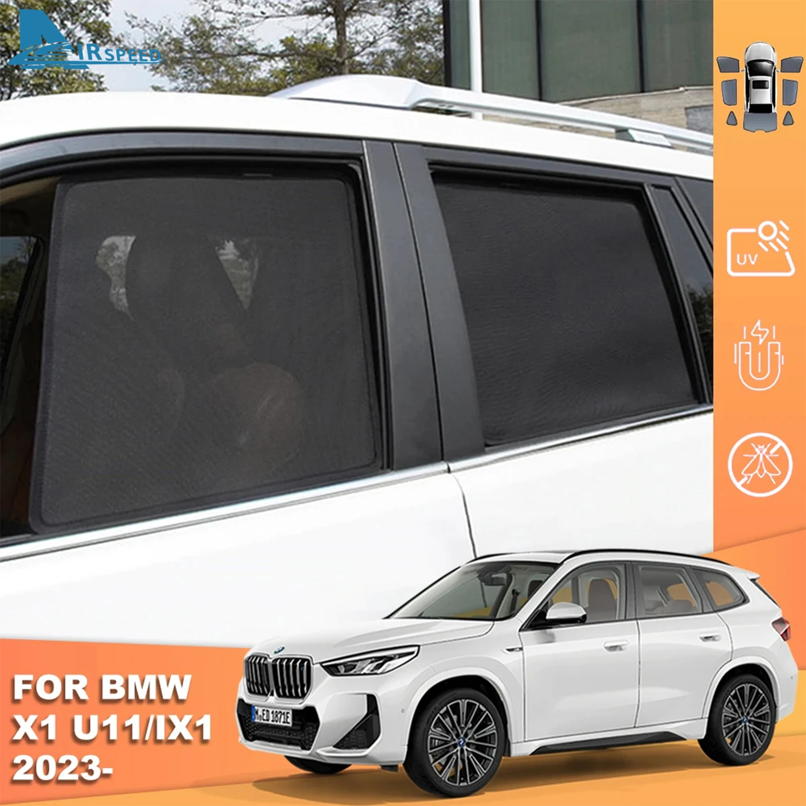 Car Sunshade Shield for BMW X1 U11 IX1 2023 2024 Front Rear Side Windshield Blind Curtain Baby Seat Window Sun Shades Visor
Car Sunshade Shield for BMW X1 U11 IX1 2023 2024 Front Rear Side Windshield Blind Curtain Baby Seat Window Sun Shades Visor