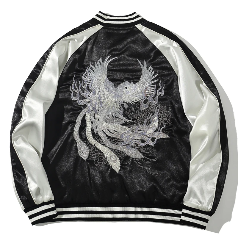 Autumn And Winter New men women Embroidery Chrysanthemum Bird Jacket Baseball Coat Personality Yokosuka Embroidery Fashion Brand
Autumn And Winter New men women Embroidery Chrysanthemum Bird Jacket Baseball Coat Personality Yokosuka Embroidery Fashion Brand