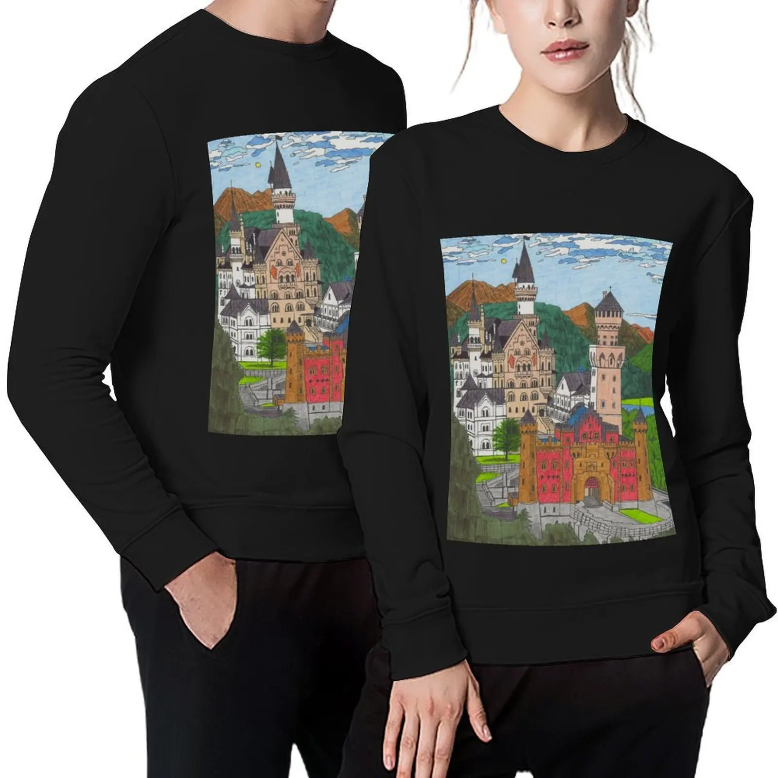 Neuschwanstein Castle Pullover men's coat anime clothing korean style clothes blouse hoody
Neuschwanstein Castle Pullover men's coat anime clothing korean style clothes blouse hoody
