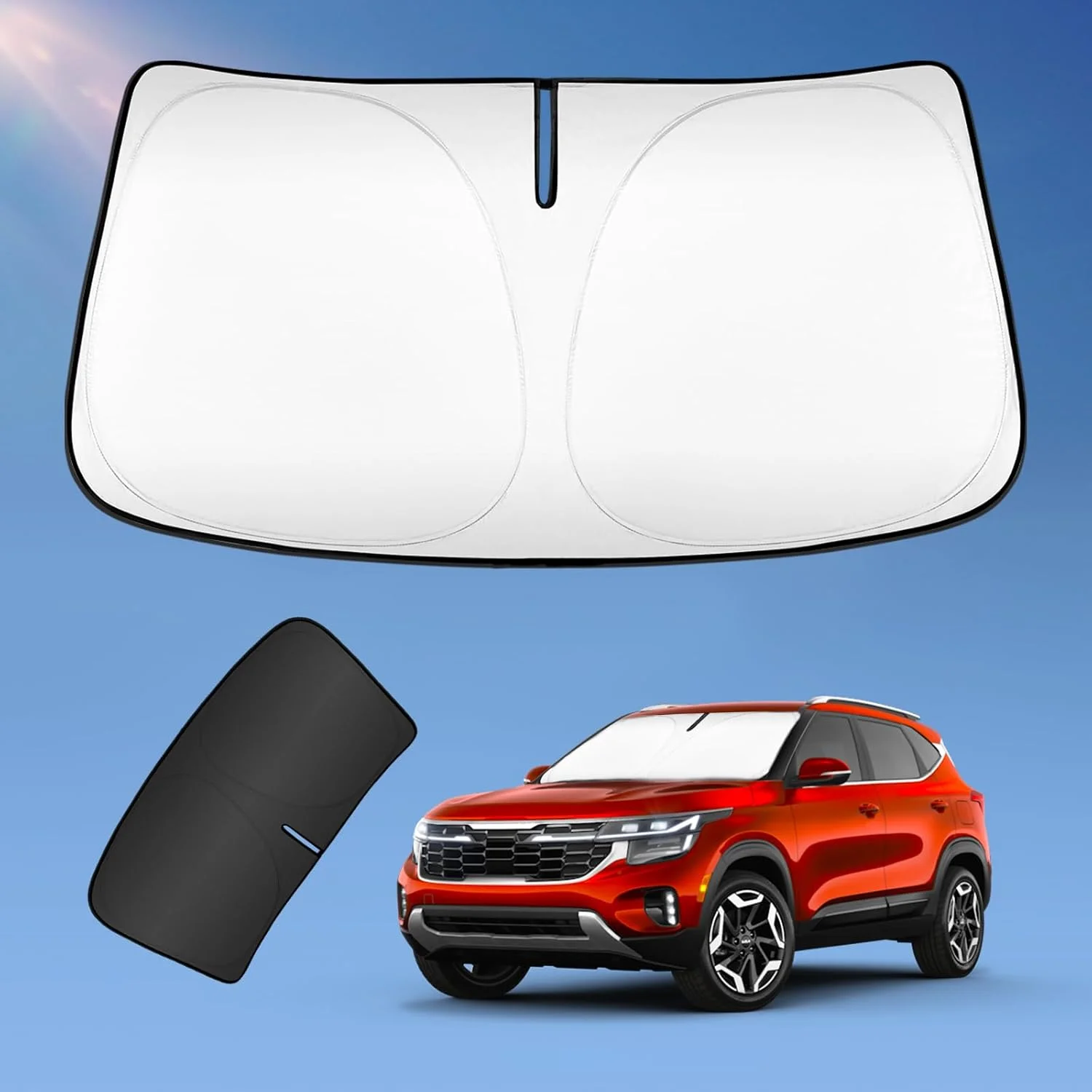 New car front sunshade suitable for Kia CERATO for Carnival for K5 for NIRO for STINGER for SEDONA car sunshade accessories
New car front sunshade suitable for Kia CERATO for Carnival for K5 for NIRO for STINGER for SEDONA car sunshade accessories