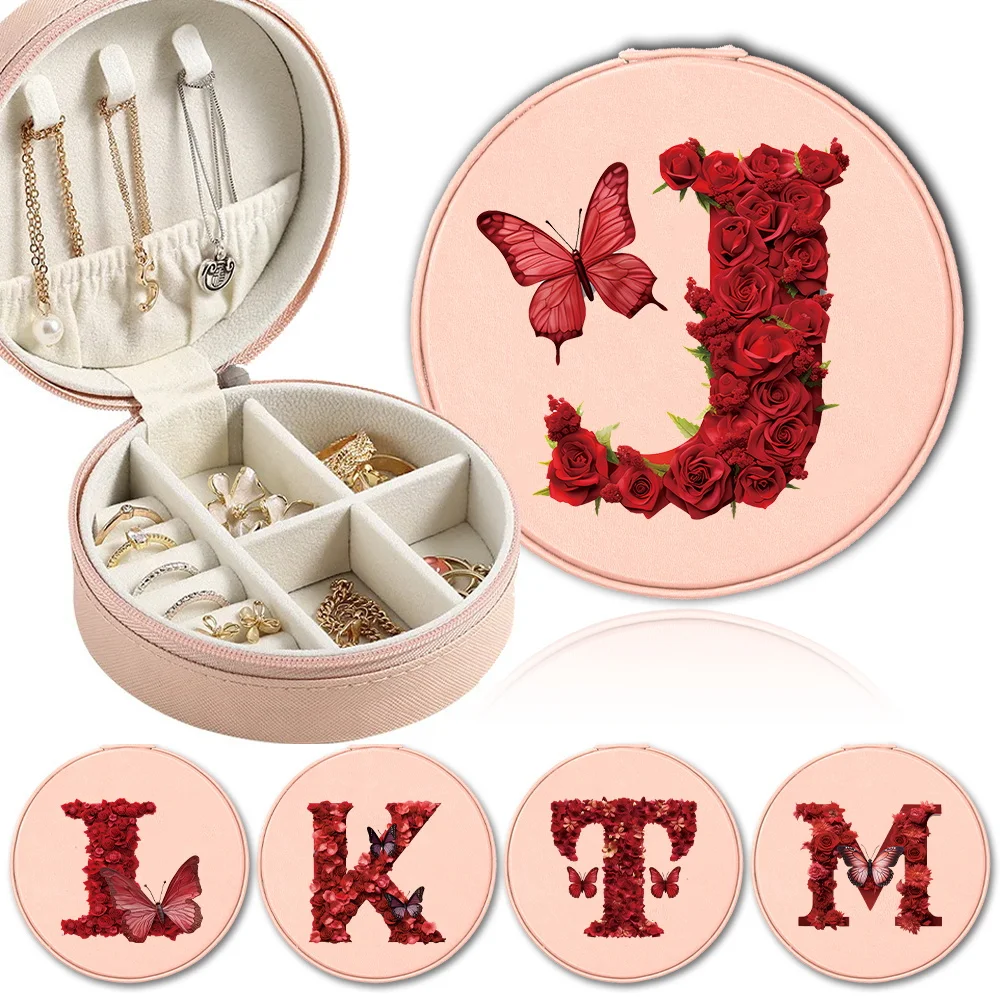 Jewelry Storage Case Organizer Women Jewelry Box Holder PU Large Capacity Container Travel Accessories Red Rose Letter Pattern
Jewelry Storage Case Organizer Women Jewelry Box Holder PU Large Capacity Container Travel Accessories Red Rose Letter Pattern