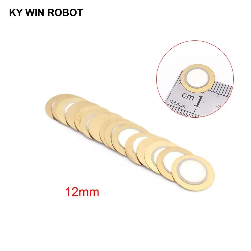 10 Pcs Piezoelectric Piezo Ceramic Wafer Plate Buzzer Loudspeaker Dia 12mm For Arduino Diy Electro
10 Pcs Piezoelectric Piezo Ceramic Wafer Plate Buzzer Loudspeaker Dia 12mm For Arduino Diy Electro