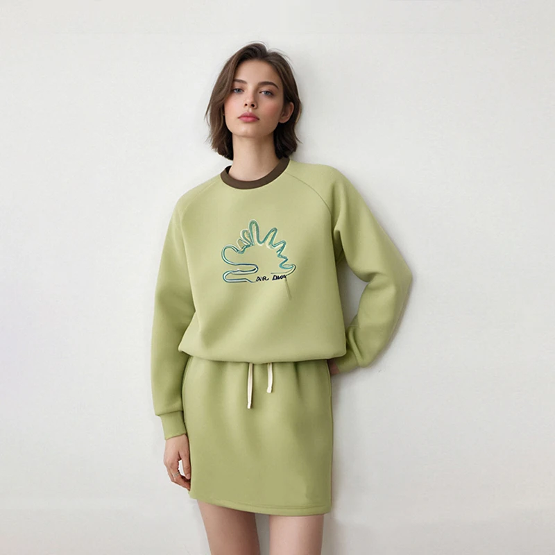 Embroidered Faucet Hoodie Set for Women, Contrast Color, Ribbed Neckline, Loose Casual Suit, Y2K Clothing, Sweatshirt, 2021
Embroidered Faucet Hoodie Set for Women, Contrast Color, Ribbed Neckline, Loose Casual Suit, Y2K Clothing, Sweatshirt, 2021