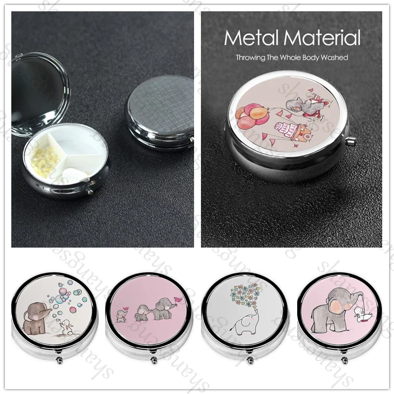 Elephant cartoon Mini Medicine Pills Box Drug Storage Dispenser Pill Organizer Tablet Pillbox Case Container Portable animal
Elephant cartoon Mini Medicine Pills Box Drug Storage Dispenser Pill Organizer Tablet Pillbox Case Container Portable animal