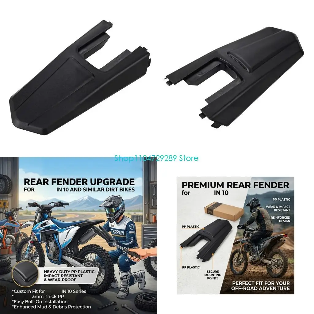 D8KE Rear Wheel Motorcycle Guard Compatible for Bike IN 10 PP Plastic Black Mudguard 11.22in for Splashes Coverage & Replacement
D8KE Rear Wheel Motorcycle Guard Compatible for Bike IN 10 PP Plastic Black Mudguard 11.22in for Splashes Coverage & Replacement