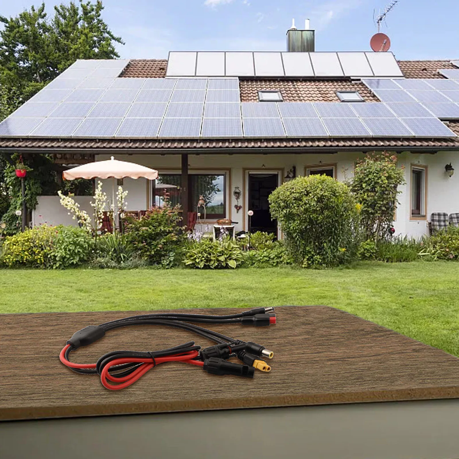 For Power Stations 4-in-1 Solar Charging Cable 280W36V Compatibility Excellent Electrical Conductivity Low Resistance For Powkey
For Power Stations 4-in-1 Solar Charging Cable 280W36V Compatibility Excellent Electrical Conductivity Low Resistance For Powkey