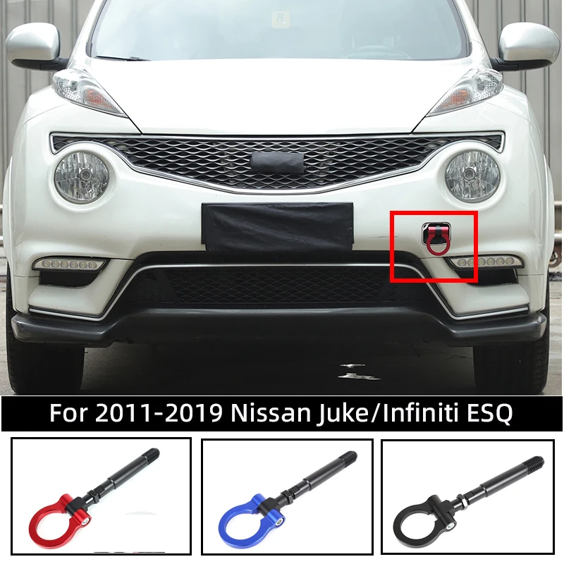Aluminum alloy red vehicle tow hook accessories for 2011-2019 Nissan juke/Infiniti ESQ front bumper tow eye car accessories
Aluminum alloy red vehicle tow hook accessories for 2011-2019 Nissan juke/Infiniti ESQ front bumper tow eye car accessories