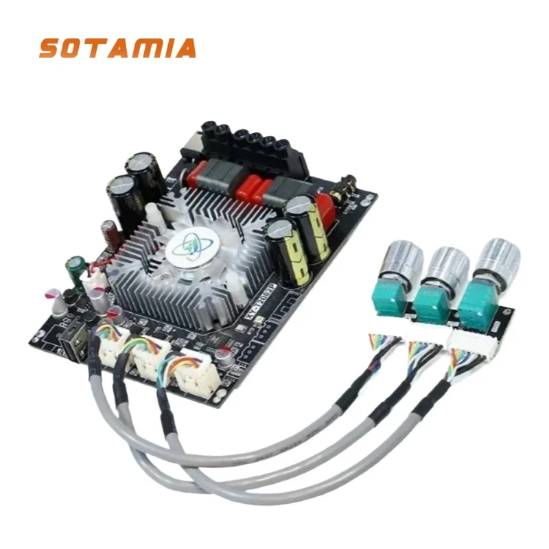 SOTAMIA TPA3223 Power Amplifier 200Wx2 Stereo Two Channel Bluetooth Digital Amplificador AUX USB Amplifier Home Audio Amp
SOTAMIA TPA3223 Power Amplifier 200Wx2 Stereo Two Channel Bluetooth Digital Amplificador AUX USB Amplifier Home Audio Amp