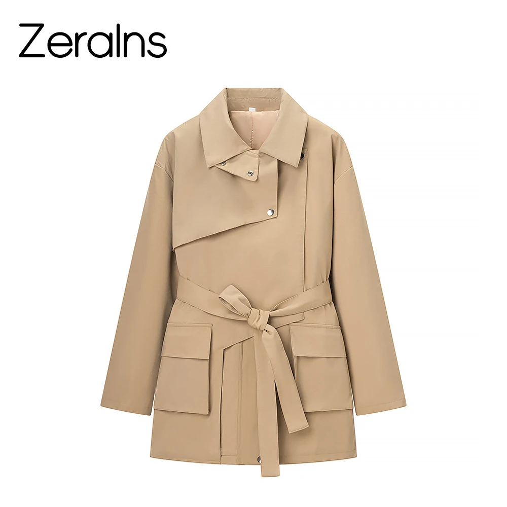 ZERAINS Winter new women's clothing fashion personality temperament casual daily commuting mid length trench coat
ZERAINS Winter new women's clothing fashion personality temperament casual daily commuting mid length trench coat
