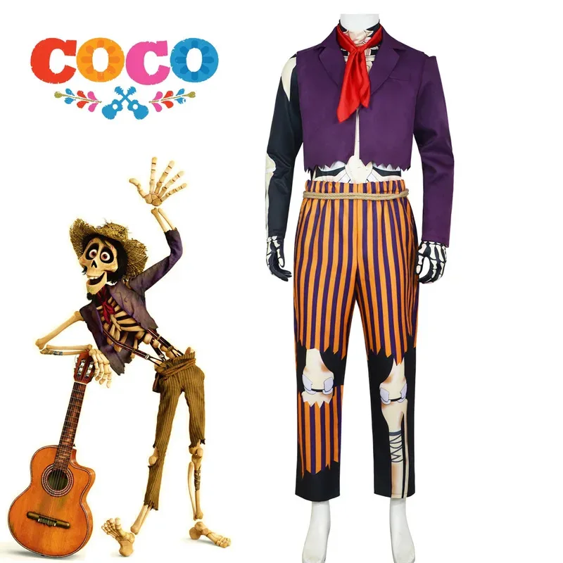 Anime Hector Rivera Costume 2024 Halloween Coco Suit Skeleton cosplay Clothing Great-grandfather Os;3'c,5.y;8'v,
Anime Hector Rivera Costume 2024 Halloween Coco Suit Skeleton cosplay Clothing Great-grandfather Os;3'c,5.y;8'v,