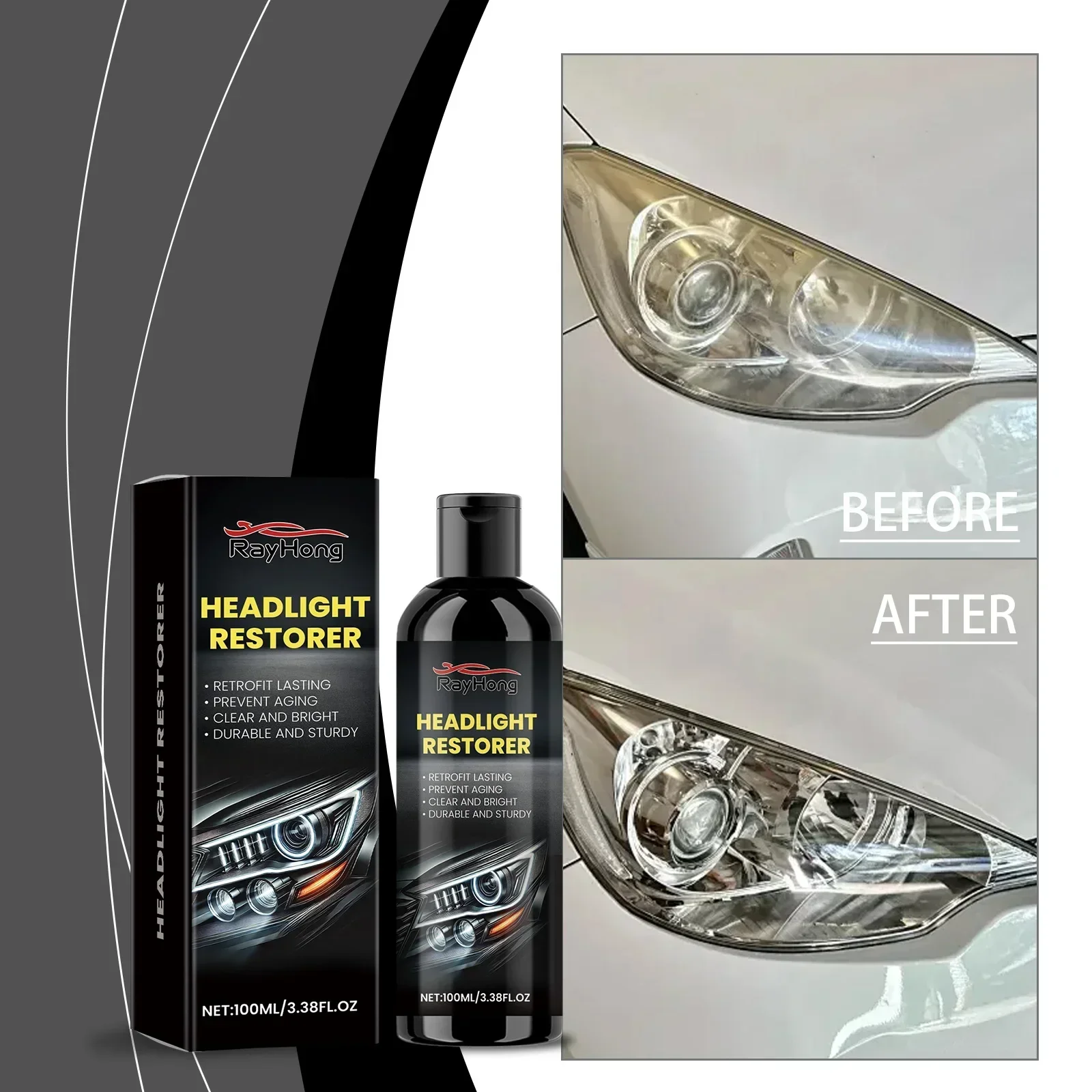 Car headlight cleaning fluid Car headlight care brightening cleaning polishing headlight cleaner
Car headlight cleaning fluid Car headlight care brightening cleaning polishing headlight cleaner