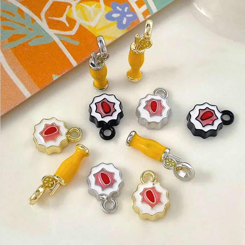 10pcs Hot Oil Dripping Pendant Charms Handmade Colorful Necklace Earring Bracelet Pendant Connectors Diy Jewelry Making Findings
10pcs Hot Oil Dripping Pendant Charms Handmade Colorful Necklace Earring Bracelet Pendant Connectors Diy Jewelry Making Findings