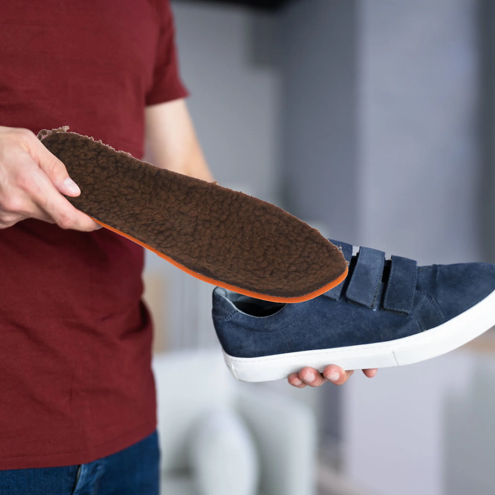 1Pair Shock Absorbing Insoles Brown Size 37-39 Imitation Lambs Wool Warm Insoles Foot Support Shoe Pads Sports Daily Use
1Pair Shock Absorbing Insoles Brown Size 37-39 Imitation Lambs Wool Warm Insoles Foot Support Shoe Pads Sports Daily Use