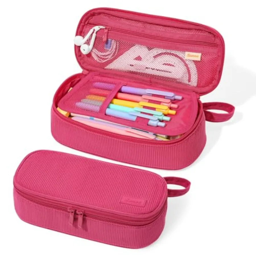 Cute Pencil Case, Large Capacity Pencil Pouch, Soft Corduroy Pencil Bag, Big Storage Pen Organizer for Stationery, Aesthetic Pe
Cute Pencil Case, Large Capacity Pencil Pouch, Soft Corduroy Pencil Bag, Big Storage Pen Organizer for Stationery, Aesthetic Pe