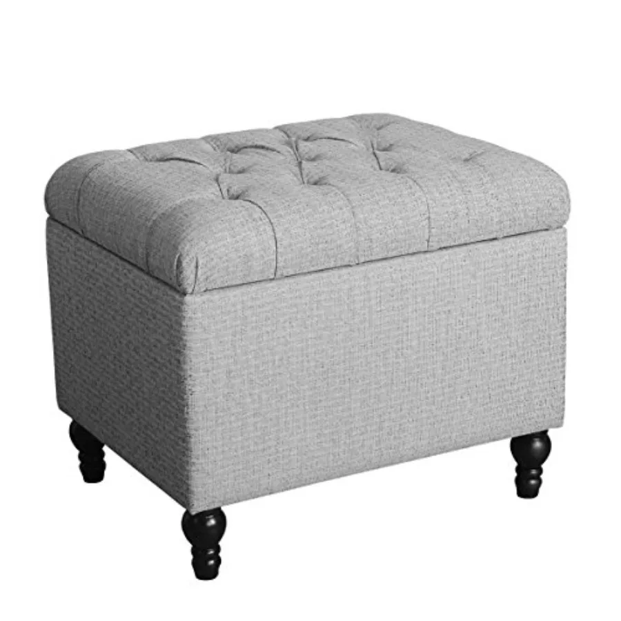 Home Decor Upholstered Button Tufted Storage Ottoman Hinged Lid Ottoman with Storage for Living Room and Bedroom Decorative Hom
Home Decor Upholstered Button Tufted Storage Ottoman Hinged Lid Ottoman with Storage for Living Room and Bedroom Decorative Hom