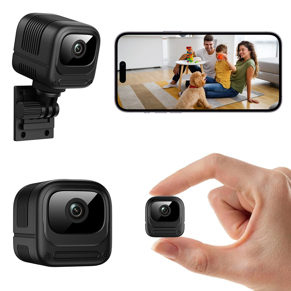 WiFi W08 MiniHD Long-Lasting Battery Life Camera Wireless Remote Monitor Camera Tiny Home IP Camera No Need To Plug in Body Cam
WiFi W08 MiniHD Long-Lasting Battery Life Camera Wireless Remote Monitor Camera Tiny Home IP Camera No Need To Plug in Body Cam