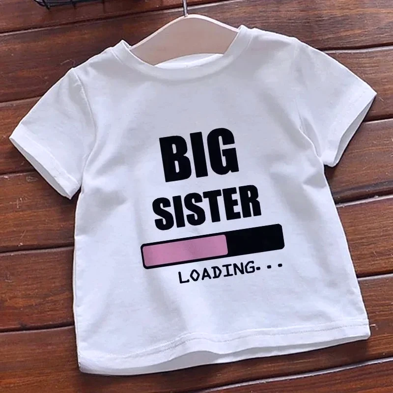 Big Brother Big Sister Kids Summer Girls & Boys Funny Tshirt Children Print T-shirt Fashion Casual Baby White Clothes New 2026
Big Brother Big Sister Kids Summer Girls & Boys Funny Tshirt Children Print T-shirt Fashion Casual Baby White Clothes New 2026