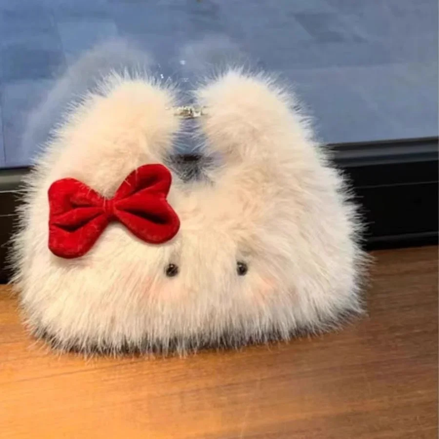 Plush Shoulder Bag Kawaii Anime Cute Girl Fashion Bow Large Capacity Cosmetics Storage Handbag Holiday Crossbody Bag Gifts
Plush Shoulder Bag Kawaii Anime Cute Girl Fashion Bow Large Capacity Cosmetics Storage Handbag Holiday Crossbody Bag Gifts