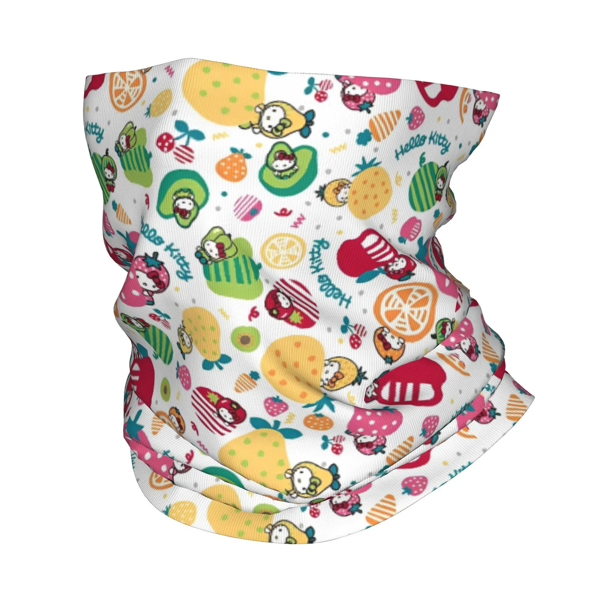 Hello Kitty Fruit Bandana Neck Gaiter Printed Kawaii Wrap Scarf Multi-use Headband Hiking for Men Women Adult Washable
Hello Kitty Fruit Bandana Neck Gaiter Printed Kawaii Wrap Scarf Multi-use Headband Hiking for Men Women Adult Washable