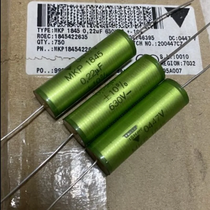 2PCS 630V 0.22uF 224 220nF MKP1845 Axial Audio Film Capacitor
2PCS 630V 0.22uF 224 220nF MKP1845 Axial Audio Film Capacitor