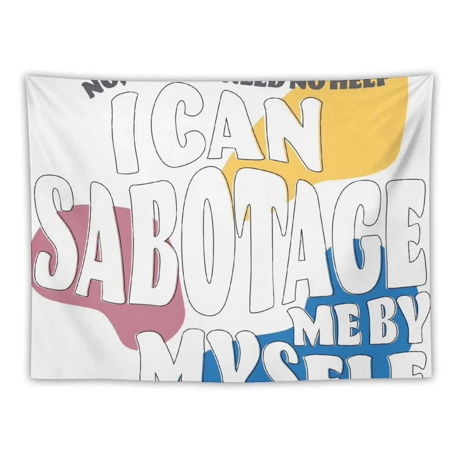 Sabotage Me By Myself Tapestry Room Decoration Korean Style Wall Carpet Korean Room Decor Tapestry
Sabotage Me By Myself Tapestry Room Decoration Korean Style Wall Carpet Korean Room Decor Tapestry