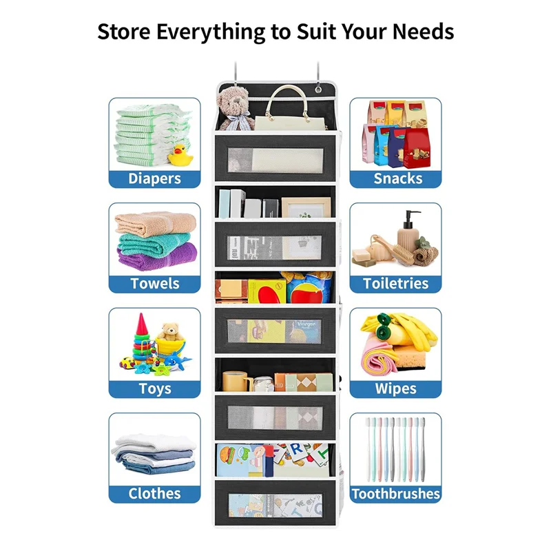 Y50A-Over The Door Organizer Storage 5 Shelf Hanging Door Organizer Organizer Pockets With 5 Capacity Pockets Door Organizer Bla
Y50A-Over The Door Organizer Storage 5 Shelf Hanging Door Organizer Organizer Pockets With 5 Capacity Pockets Door Organizer Bla