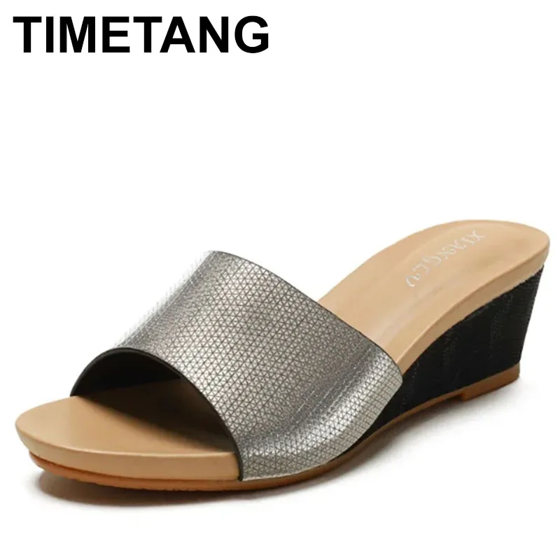 2025 Lady Vintage Slides Wedges Shoes For Summer Outdoor Fabulous Plain Gold Silver 26cm 6cm Slippers Fashion 
2025 Lady Vintage Slides Wedges Shoes For Summer Outdoor Fabulous Plain Gold Silver 26cm 6cm Slippers Fashion