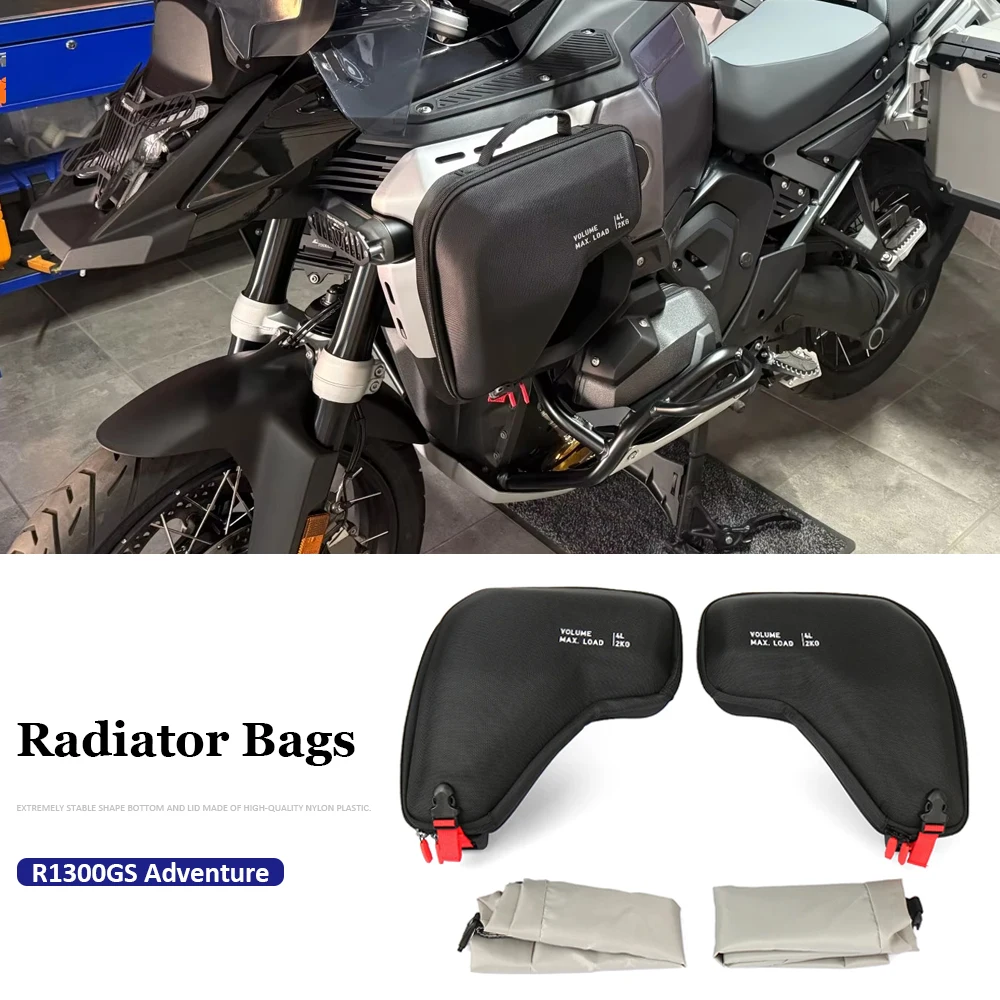 R 1300 GS Adventure 4L Motorcycle Accessories Radiator Cowl Bag Side Fairing Tool Storage Bags 2kg For BMW R1300GSA R1300GS ADV
R 1300 GS Adventure 4L Motorcycle Accessories Radiator Cowl Bag Side Fairing Tool Storage Bags 2kg For BMW R1300GSA R1300GS ADV
