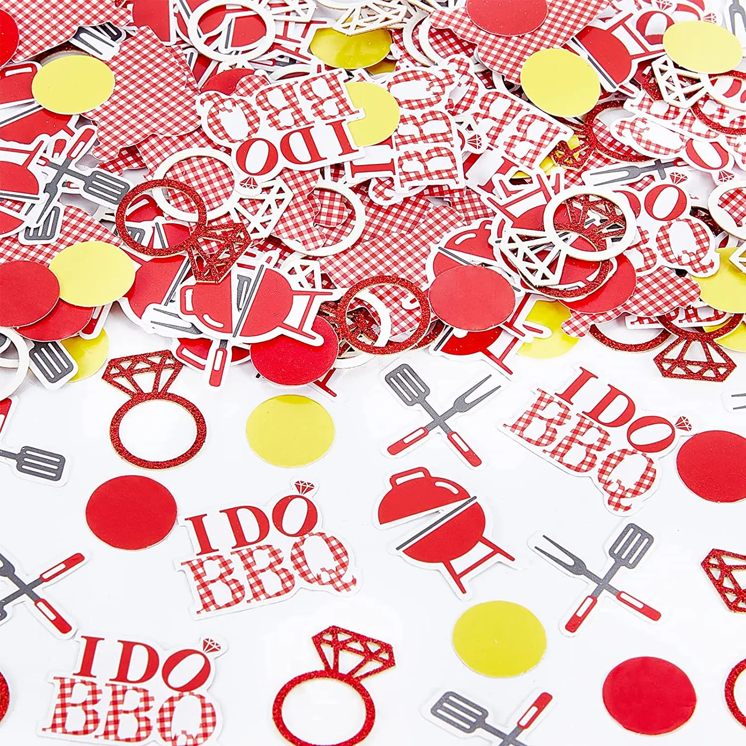 BBQ Bachelorette Party Decorations 200pcs I Do BBQ Confetti Summer Picnic Table Confetti for BBQ Bridal Shower Outdoor Indoor
BBQ Bachelorette Party Decorations 200pcs I Do BBQ Confetti Summer Picnic Table Confetti for BBQ Bridal Shower Outdoor Indoor