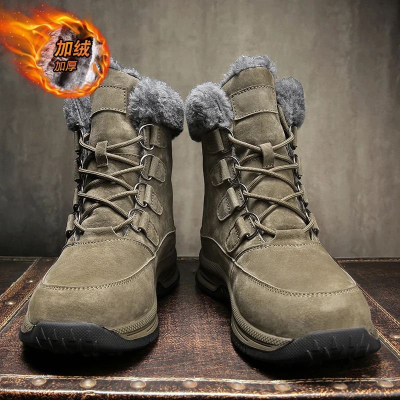 Men boots 2024 New Winter Slippers Warm Men Shoes Waterproof Non-Slip Plush Sneakers Male tenis shoes Boots Men Sneakers Winter
Men boots 2024 New Winter Slippers Warm Men Shoes Waterproof Non-Slip Plush Sneakers Male tenis shoes Boots Men Sneakers Winter