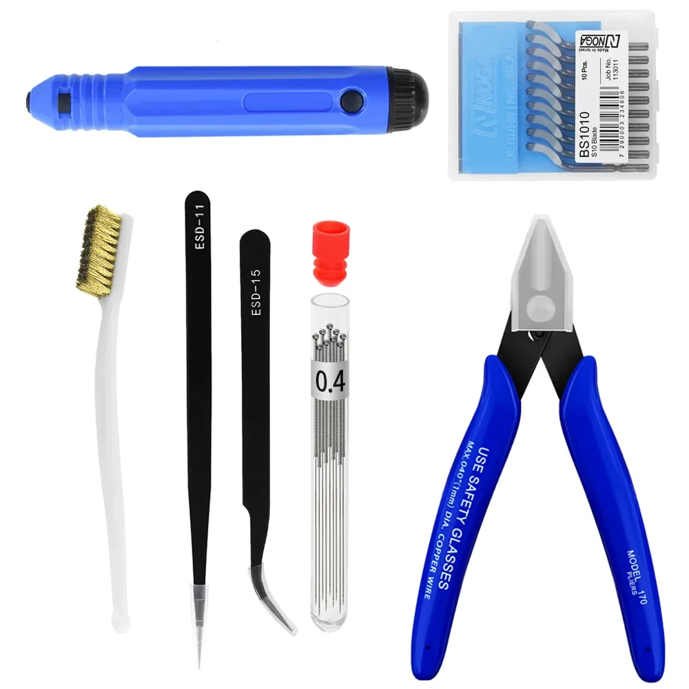 3D Printer Tool Kit Trimming Knife Scraper Cleaning Needle Tweezers Pliers Basic Deburring Tools DIY Printer Parts
3D Printer Tool Kit Trimming Knife Scraper Cleaning Needle Tweezers Pliers Basic Deburring Tools DIY Printer Parts