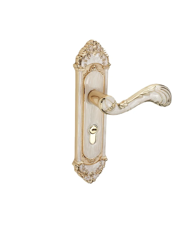 Yy European-Style Door Lock Indoor White Bedroom Lock Household Mute Room Door Lock
Yy European-Style Door Lock Indoor White Bedroom Lock Household Mute Room Door Lock