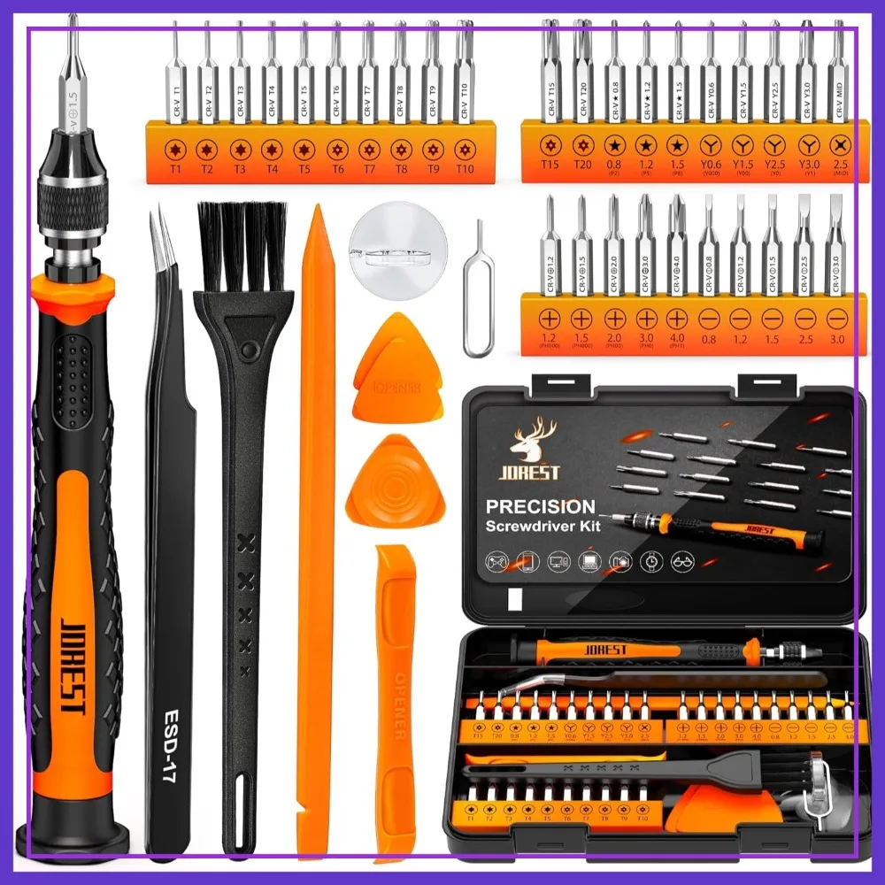 40-Piece Precision Screwdriver Set for Electronics Repair - Macbook, iPhone, PS5, Xbox, Switch, Watch, Glasses
40-Piece Precision Screwdriver Set for Electronics Repair - Macbook, iPhone, PS5, Xbox, Switch, Watch, Glasses