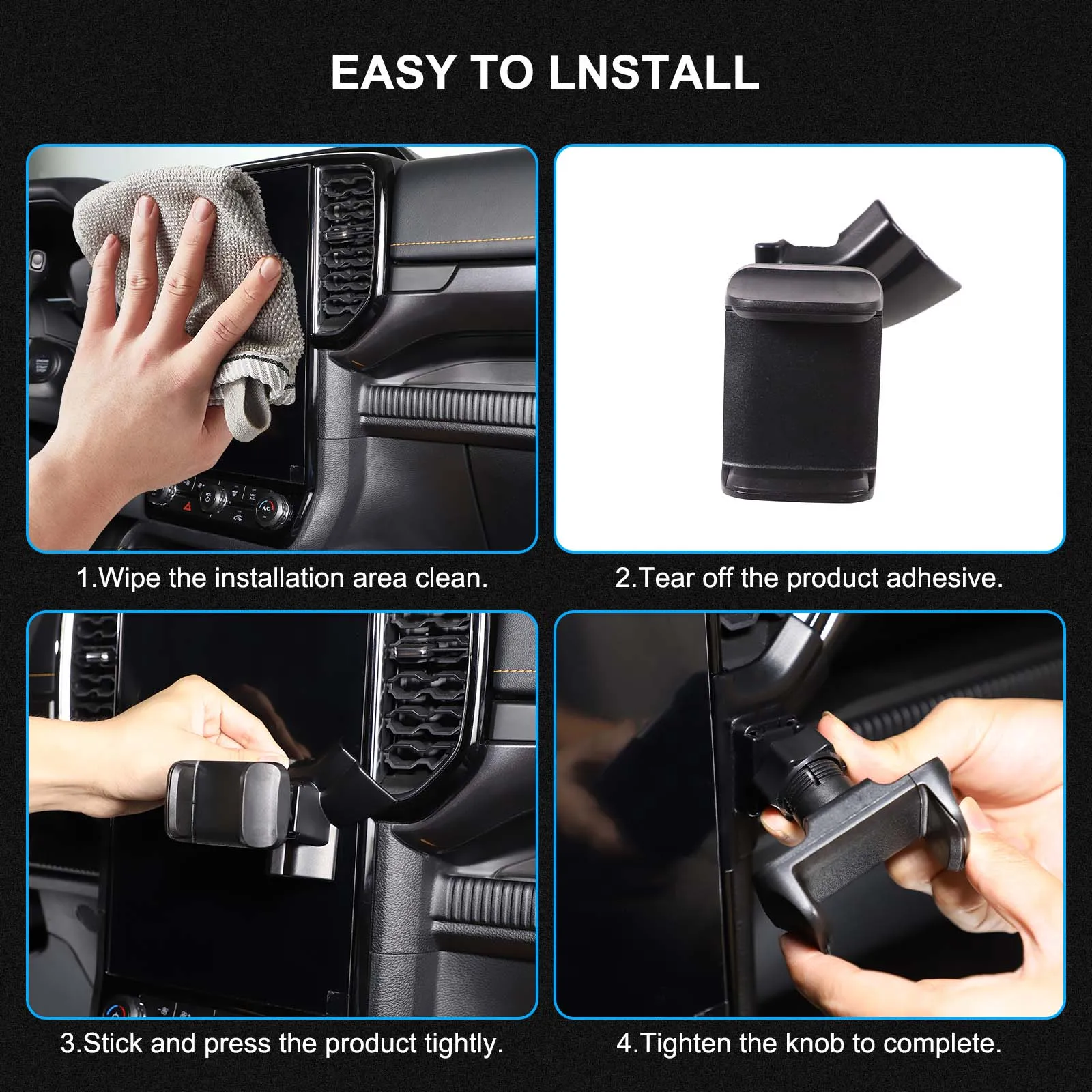 For Ford Ranger 2023+ Automotive interior phone holder accessories Automotive navigation screen right phone holder
For Ford Ranger 2023+ Automotive interior phone holder accessories Automotive navigation screen right phone holder