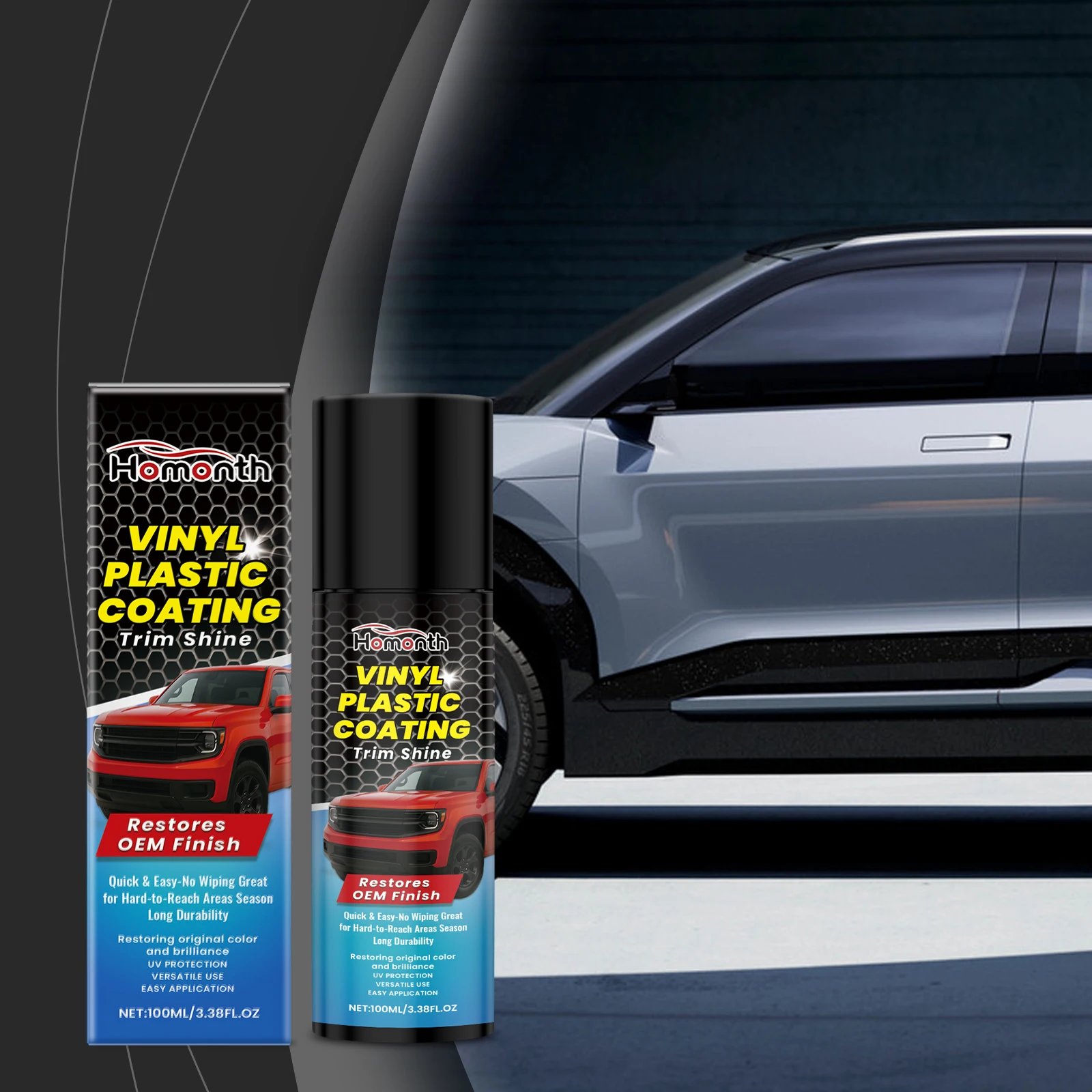 Universal Multi-Purpose Plastic Coating Spray Car Interior Protection Anti-Dust Anti-Fouling Shine Restorer for Dashboards Seals
Universal Multi-Purpose Plastic Coating Spray Car Interior Protection Anti-Dust Anti-Fouling Shine Restorer for Dashboards Seals