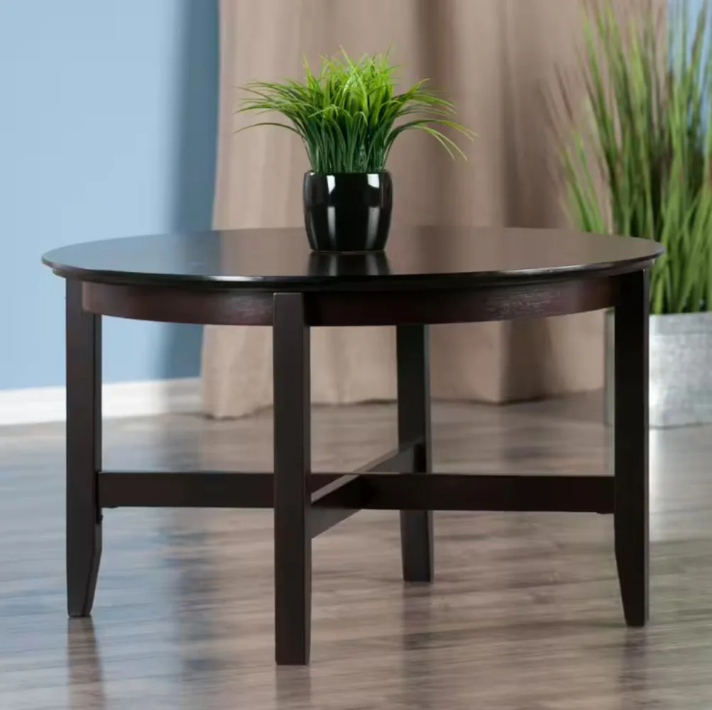 Круглый журнальный столик Toby Espresso Finish. Ножки в стиле шейкера и X поперечины для стабильности.
Круглый журнальный столик Toby Espresso Finish. Ножки в стиле шейкера и X поперечины для стабильности.