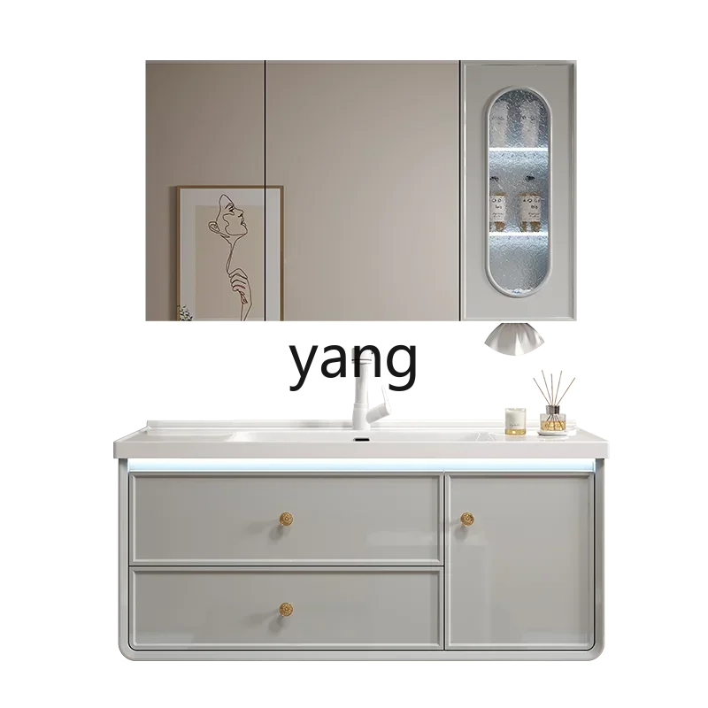 LTT simple light luxury bathroom cabinet combination ceramic integrated basin toilet washstand
LTT simple light luxury bathroom cabinet combination ceramic integrated basin toilet washstand
