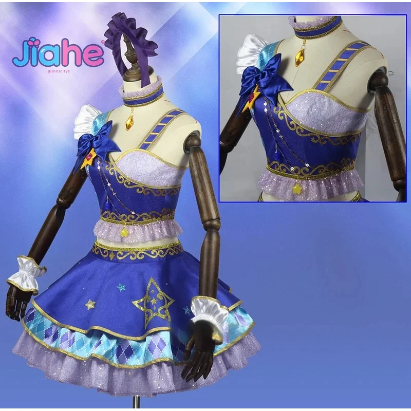 Anime Aikatsu STARS! Sakuraba Rola Cosplay Costume Women sweet dress necklaces props socks Halloween Christmas Lolita uniform
Anime Aikatsu STARS! Sakuraba Rola Cosplay Costume Women sweet dress necklaces props socks Halloween Christmas Lolita uniform