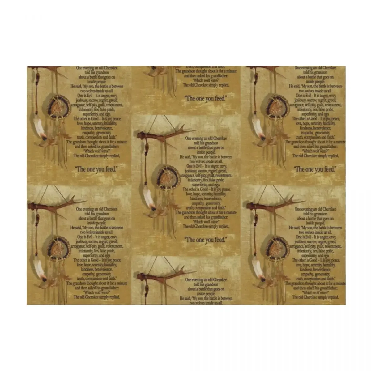 The Two wolves, Cherokee proverb Throw Blanket Thermal Softest Plush Bed covers Blankets
The Two wolves, Cherokee proverb Throw Blanket Thermal Softest Plush Bed covers Blankets